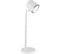 Globo Lighting Meeya lampe de bureau 1x6 W blanc-argenté 58454W