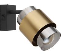 Globo Lighting Milley applique murale 1x40 W noir-laiton-fumé 15560-1