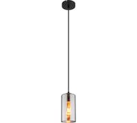 Globo Lighting Olly lampe suspendue 1x25 W noir-fumé 21002H