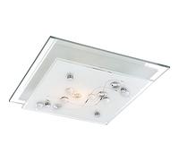 Globo lighting plafonnier chrome, excl. 1xe27 illu 60w 230v