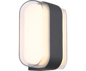 Globo Lighting Plixon applique murale extérieure 1x12 W blanc-transparent-anthracite 34315
