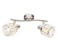 GLOBO Lighting Projecteur KRIS L 28 cm argent Spot de plafond