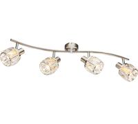 Globo Lighting Projecteur métal nickel mat, 4x E14