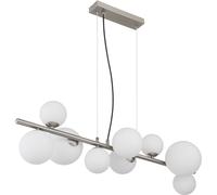 Globo Lighting Riha lampe suspendue x3.5 W blanc-nickel 56140-9H