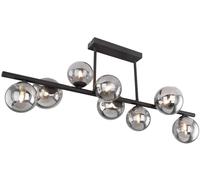 Globo Lighting Riha plafonnier x3.5 W noir-fumé 56133-9D