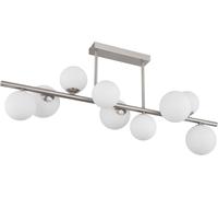 Globo Lighting Riha plafonnier x3.5 W verre opalisé-nickel 56140-9D