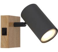 Globo Lighting Robby applique murale 1x25 W bois-graphite 57911-1G