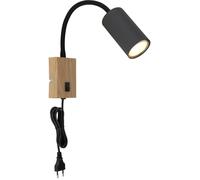 Globo Lighting Robby applique murale 1x25 W bois-graphite 57911WG