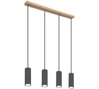 Globo Lighting Robby lampe suspendue 4x35 W bois-graphite 57911-4HG