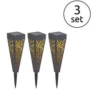 Globo Lighting Solar lampadaire 1x0.1 W noir 33578-3