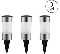 Lampe De Jardin À Panneau Solaire LED, Lampe De Cheminée, Ensemble De 3