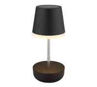 Lampe de Table Éclairage D'Extérieur Solaire Balcon Réglable LED Noir H 25 CM