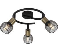 GLOBO Lighting Spot mural/plafond FIASTRA DH 23x14 cm brun