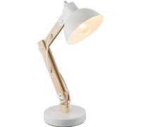 Globo Lighting Tongariro lampe de bureau 1x40 W blanc-bois 21502