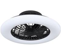 Globo Lighting Travo ventilateur de plafond avec lampe 1x30 W noir 03628B