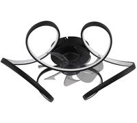 Globo Lighting Travo ventilateur de plafond avec lampe 1x30 W noir 03638