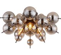 Globo Lighting Udo plafonnier 3x25 W noir-fumé 15633DS