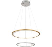 Suspension lampe suspendue LED lampe de salle à manger dimmable télécommande minuterie dorée