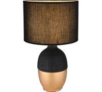 Globo Lighting Valentino lampe de table 1x40 W noir-doré 21627B