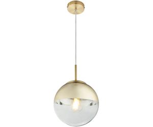 Globo Lighting Varus lampe suspendue 1x40 W transparent-doré 15855