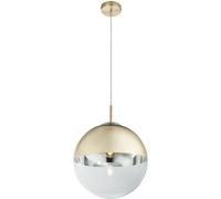 Globo Lighting Varus lampe suspendue 1x40 W transparent-doré 15857