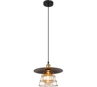 Globo Lighting Viejo lampe suspendue 1x60 W noir-cuivre 15086BH1