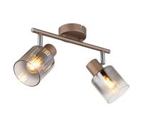 Globo Lighting Walton plafonnier 2x40 W fumé 54318-2