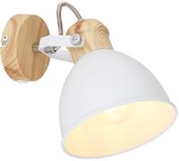 Globo Lighting Wiho applique murale 1x40 W blanc-bois 54018-1