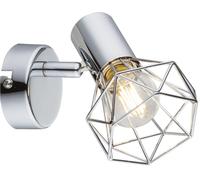 Globo Applique murale, lampe de salon chrome, lampe de salle de travail de salle de travail, réglable 54802-1