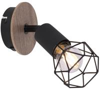 Globo Lighting Xara I applique murale 1x40 W noir-bois 54802S-1H