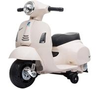 Globo Moto Électrique Vespa GTS Pour Enfants 6V 4,5AH 30W Couleur Blanche