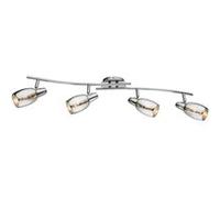 Plafonnier design Carson - Argent chromé