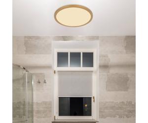 Globo Plafonnier Sepana, dimmable, doré, Salon / Salle à manger, Matière Plastique, Moderne, Plafonnier Salle De Bain