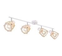Globo - Plafonnier spot design scandinave Blaha - 4 Ampoules - Blanc - Blaha Blanc G