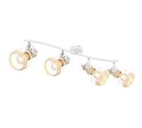 Spot plafonnier design scandinave Bana - 4 Ampoules - Blanc