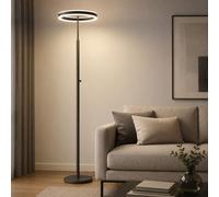 Globo Standleuchte LED Noire Moderne Verstellable Avec Spot De Lecture 181 cm