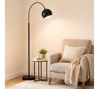 Globo Stehlampe Bogenleuchte Wohnzimmerlampe Mobile LED 1-ampoule Noir 150 cm