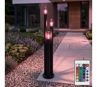 Globo Stehlampe Extérieur LED 3 lumières RGB Dimmable Avec Télécommande, IP44