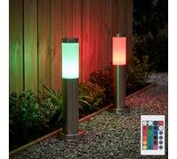 Globo Stehleuchte Extérieure LED RGB IP44 Avec Télécommande Dimmable 2er Set