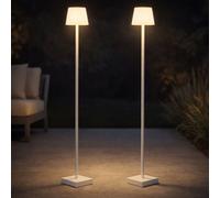 Globo Stehleuchte Lampadaire Extérieur Jardin LED Touchdimmer 120 cm 2er Set