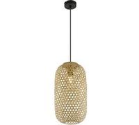 Suspension Design Bambou Mirena - Diam. 22 X H. 120 Cm - Beige Naturel Beige