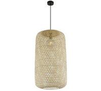 Suspension design bambou Mirena - Diam. 39 x H. 150 cm - Beige naturel