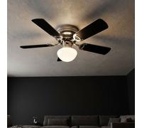 Globo Ventilateur de plafond Lampe LED 6 pales réversibles, D 76 cm