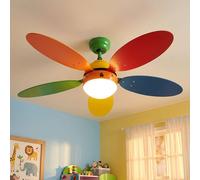 Globo Ventilateur Decken Plafonnier 5 Lames Avec Lumière Chaîne Tirage
