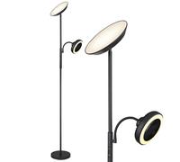 Globo Ventilateur Sur Pied LED Dimmable Stehlampe Noire 178 cm