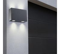 Globo Wandleuchte Extérieure LED Alu Up Down IP54 4 L u m i è r e s Gris Foncé