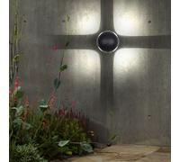 Globo Wandleuchte LED Extérieure Alu Noir Mat IP54 11 cm 4,5 W