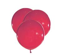 GLOBOLANDIA 5 Ballons géants en Latex Rouges 47 cm - Rose - Taille Unique