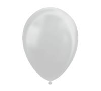 Globos - Ballonnen Metallic Zilver 30cm 10st. NEUF