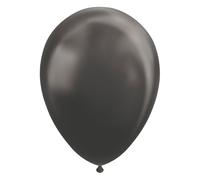 Globos - Ballonnen Metallic Zwart 30cm 10st. NEUF
